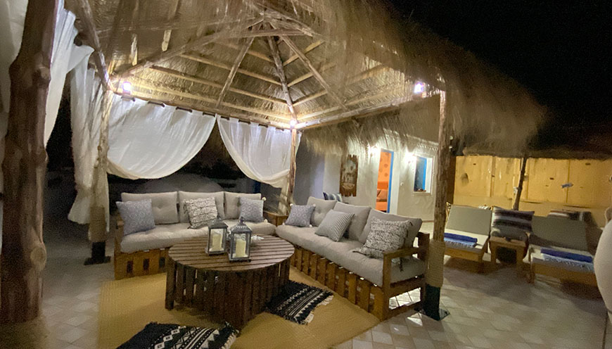 Terrasse et meubles exterieurs luxes De villa calma djerba