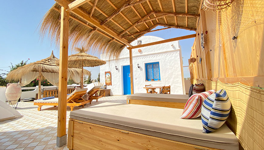 Terrasse pour faire vos bains de soleil en toute intimité