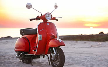 vespa rental guest house villa calma