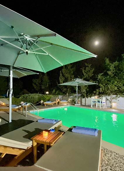 Villa Calma Espace Jacuzzi et Piscine Dans la Nuit
