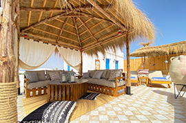 Terrasse Bien equipé et meubles luxueux Villa Calma Djerba