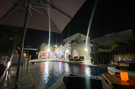 Villa Calma Vue Maison Nuit