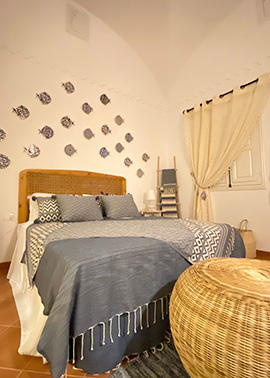 Suite enrobée du décor artisanal Bleu 