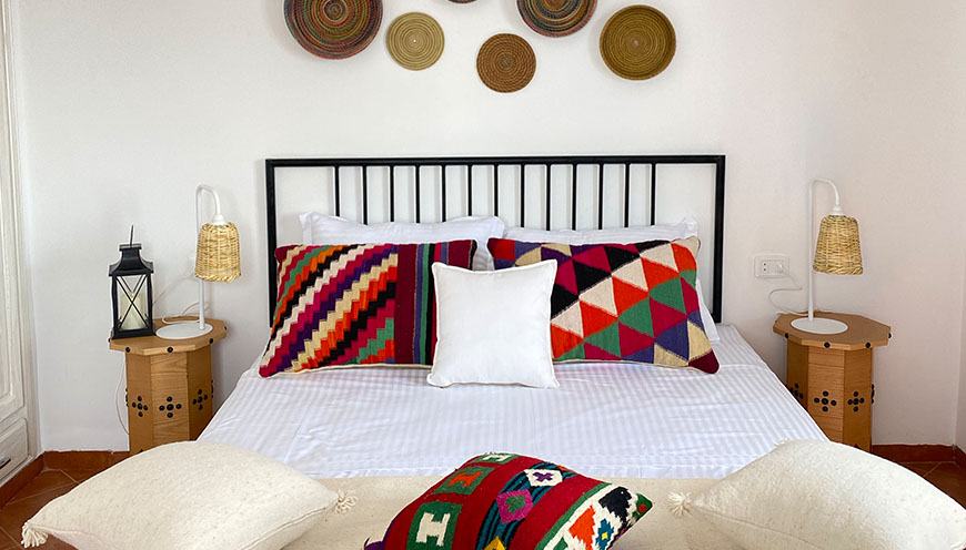 Farrah, Chambre du loft Aicha parfait pour une famille de 2 à 4 personnes